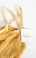 Load image into Gallery viewer, Botanical Dyed Organic Cotton Net Tote
