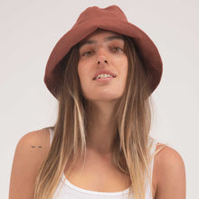 Load image into Gallery viewer, Hemp Bucket Hat in Terra Cotta