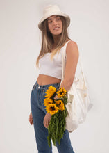 Load image into Gallery viewer, Hemp Bucket Hat in White