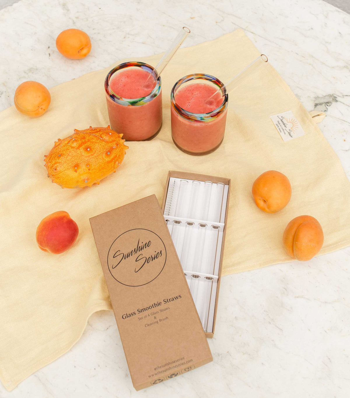 Glass Smoothie Straws