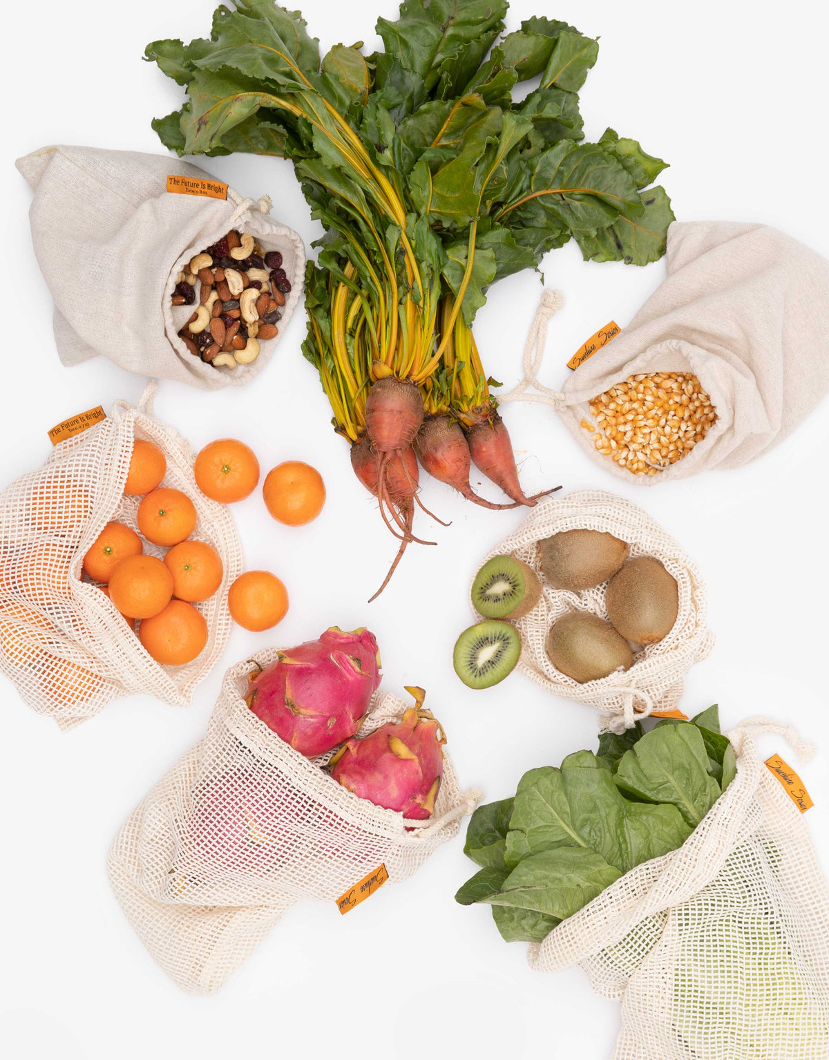 Set of 7 Reusable Produce Bags